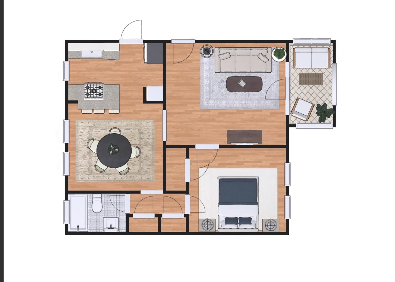 The Brinkley floor plan