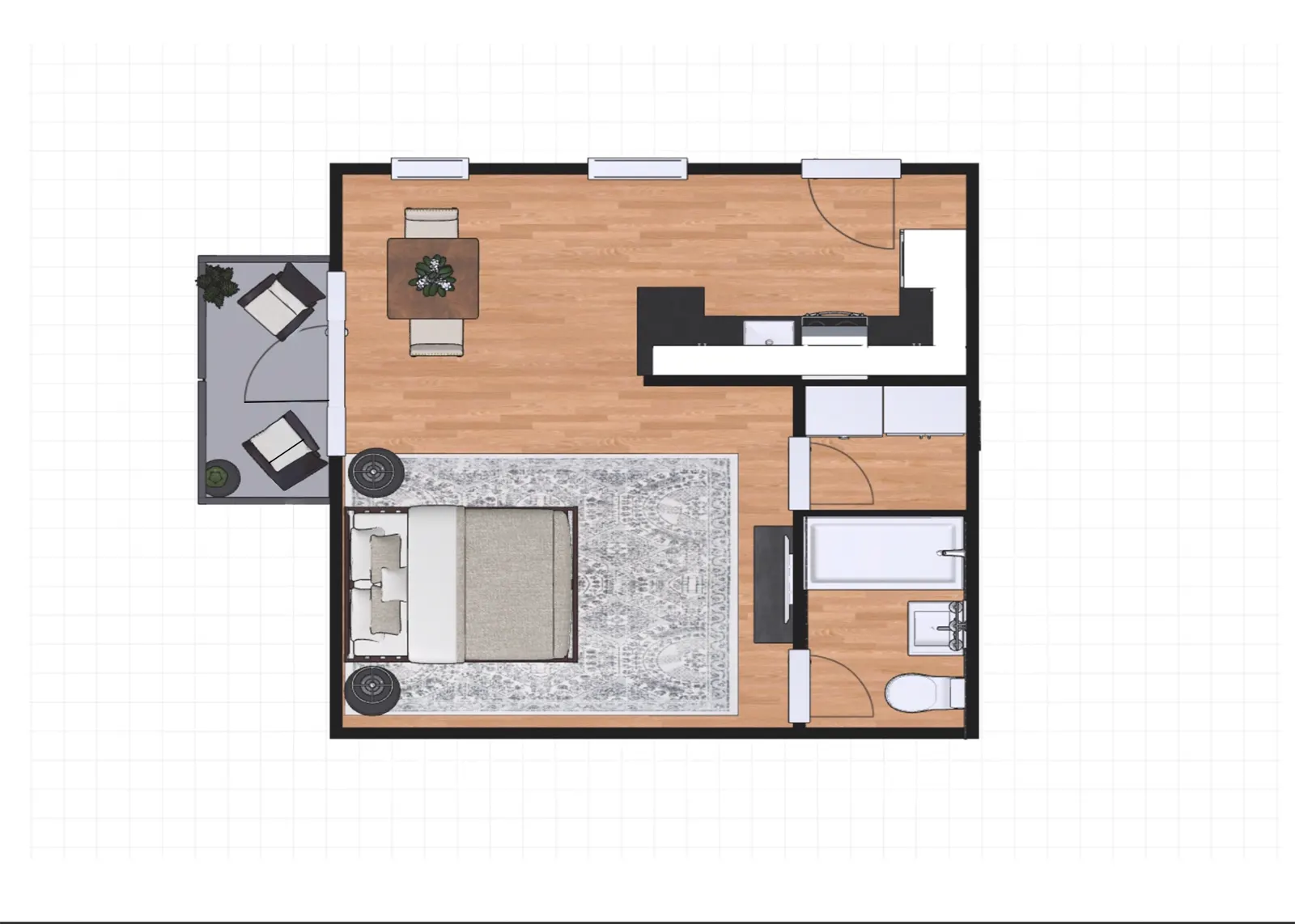 Cherokee Arms floor plan a