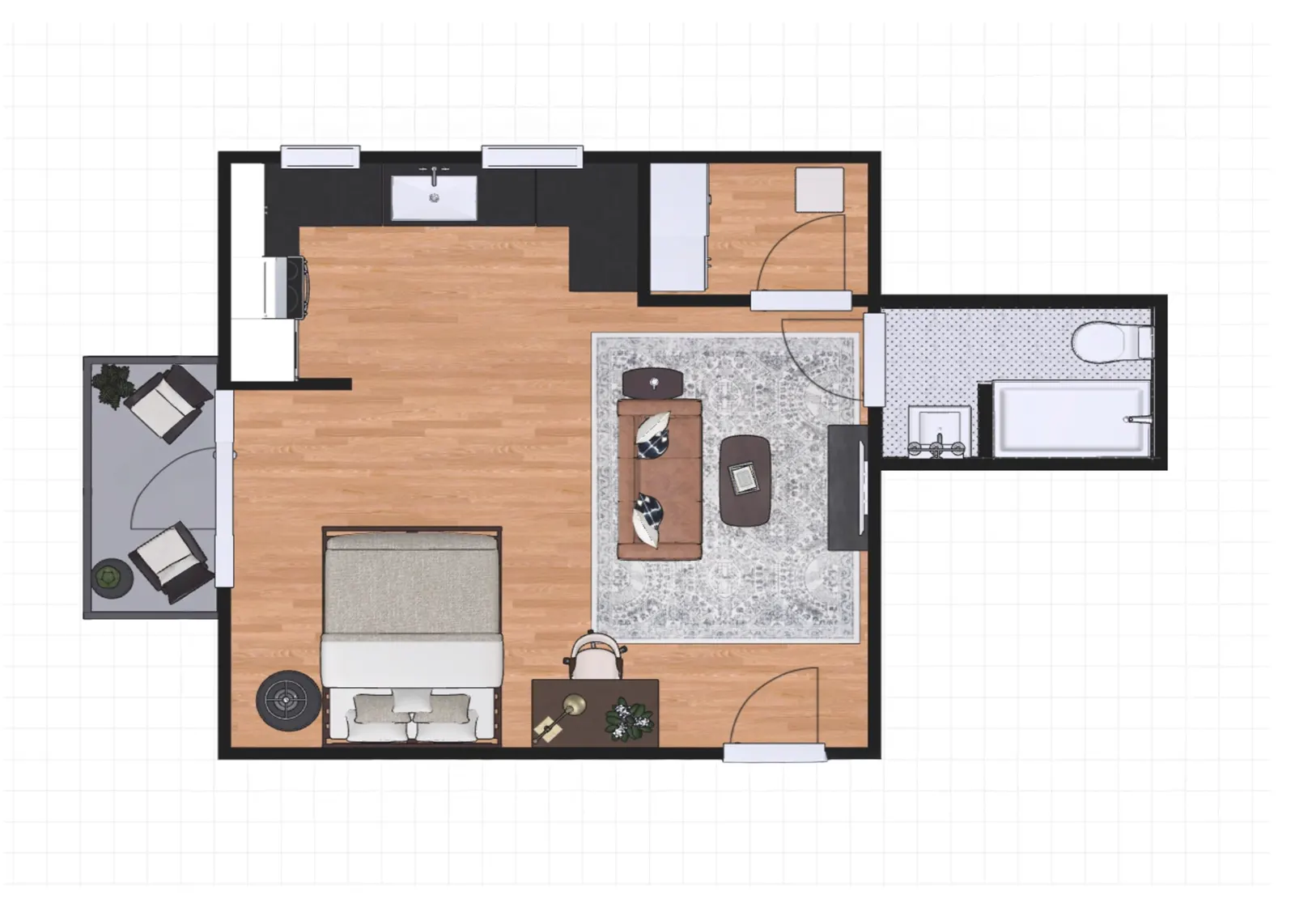 Cherokee Arms floor plan c