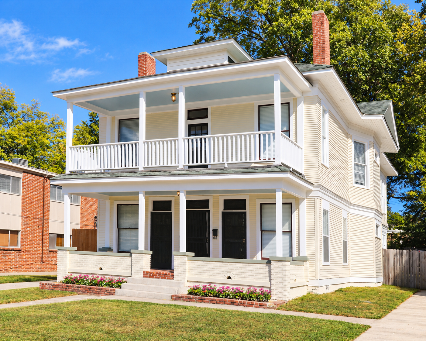The Four at Idlewild exterior, angled view