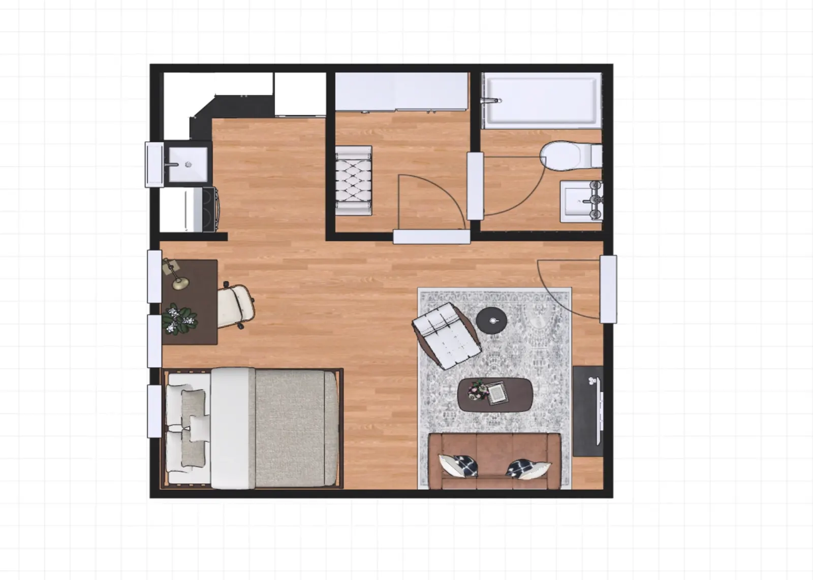 Cherokee Arms floor plan b