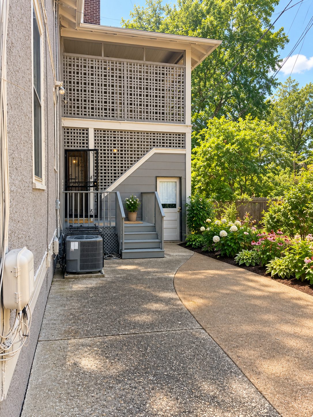 Rear entry