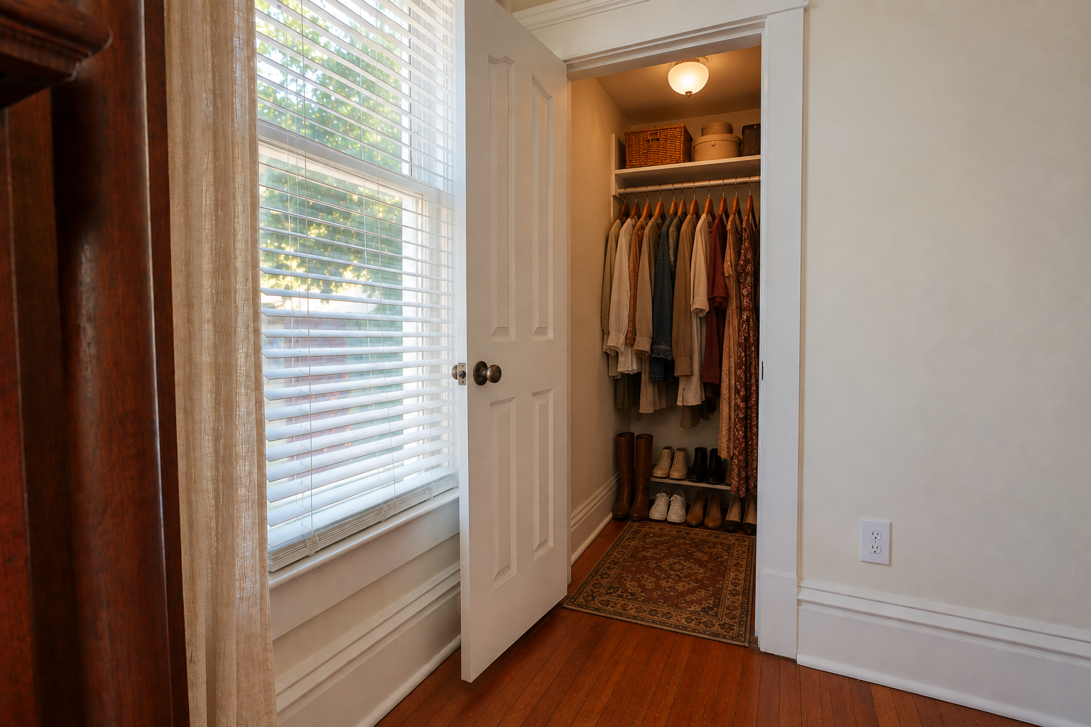 Idlewild apartment 4 closet
